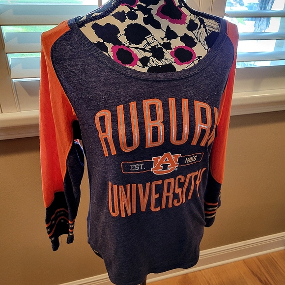 Auburn University 3/4 Sleeve Shirt S - Picture 5 of 16